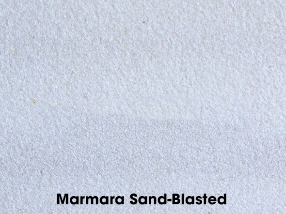 Marmara White Bush Hammered